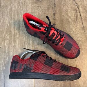 NOBULL Lumberjack Plaid Red and Black Outwork Trainer M 9.5 / W 11